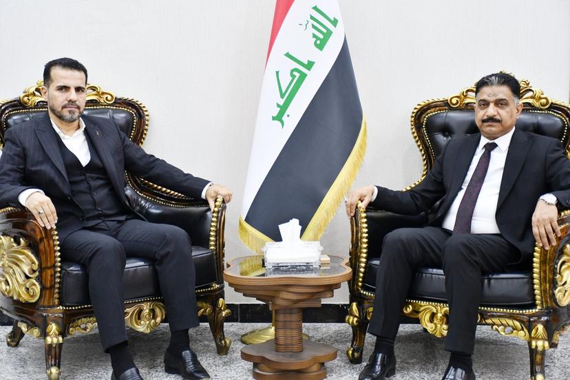 رئيس هيأه التصنيع الحربي يستقبل عضو مجلس النواب حسين مؤنس