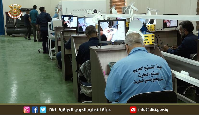مشروع البطاريات بمصنع الحارث يتكلل بالغزارة وجودة الإنتاج
