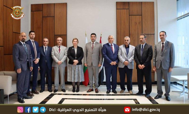 نائب رئيس هيأة التصنيع الحربي وسفيرة العراق في بلغاريا يزوران شركة ابولو الهندسية البلغارية