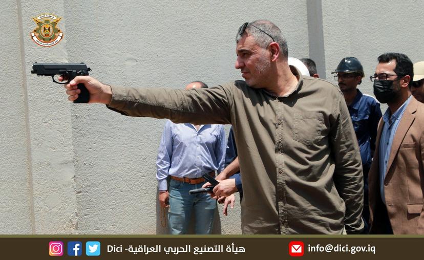 صنع في العراق .. التصنيع الحربي تكشف الستار عن الوجبة الاولى من مسدس بابل