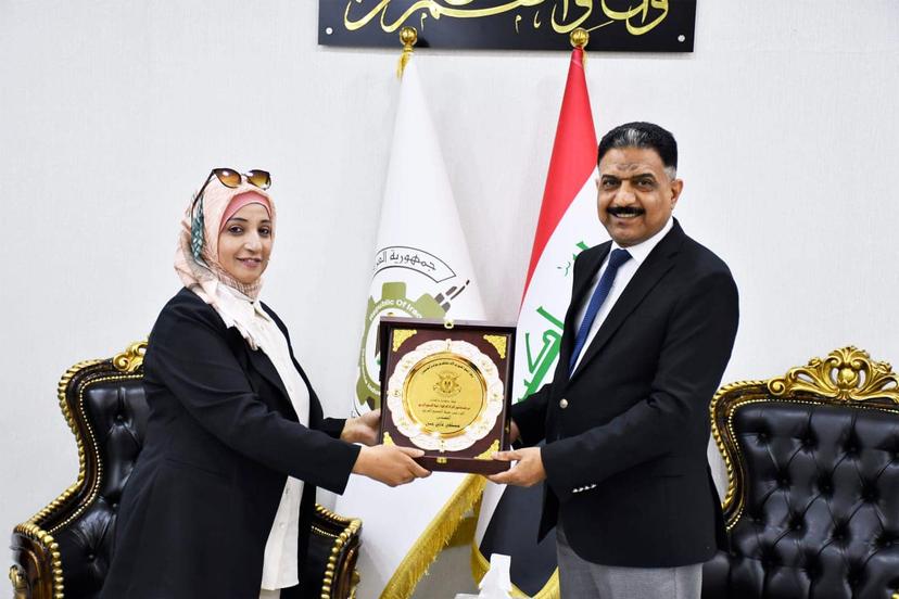 On the occasion of International Women’s Day, the head of the Military Industrialization Authority honored a group of the Authority’s female employees with the Ideal Woman Shield.