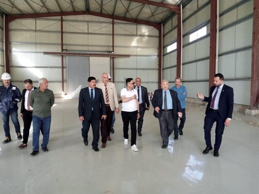 In order to assess the progress of development projects, the head of the Military Industrialization Authority conducts a field tour of the Badr and Aqaba factories.