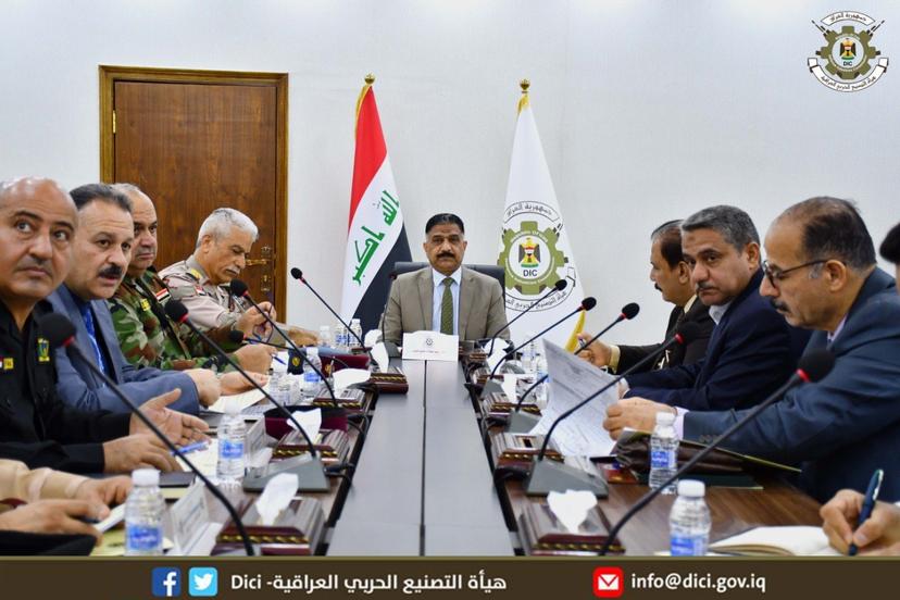 رئيس هيأة التصنيع الحربي يجتمع بأعضاء اللجنة التنسيقية ويرافقهم بجولة في عدد من مصانع الهيأة ومشاريعها المُستحدثة