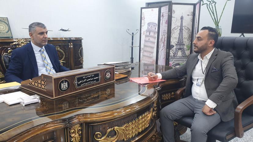 في لقاء مع وكالة الانباء العراقية (واع) الدراجي يتحدث عن خطط هيأة التصنيع الحربي في مجال التصنيع