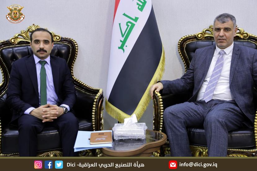 رئيس هيأة التصنيع الحربي يستقبل القائم بالأعمال التونسي في العراق