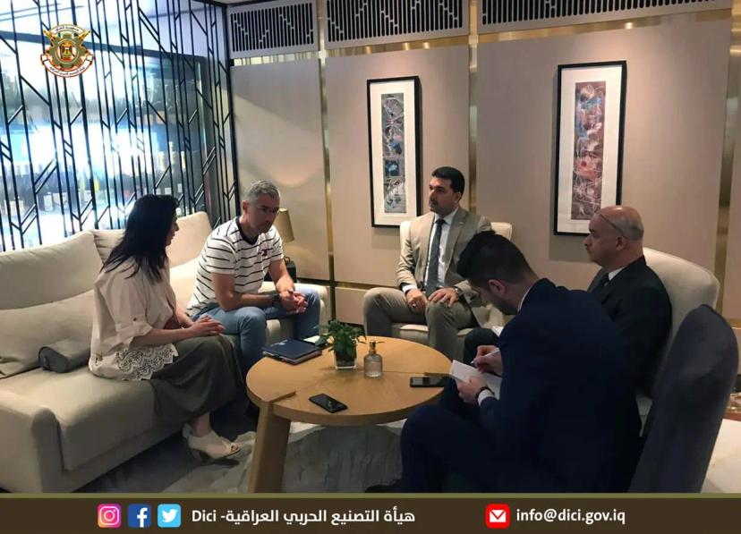 نائب رئيس هيأة التصنيع الحربي يطلع على الشركات المختصة بالصناعات الدفاعية في بلغاريا