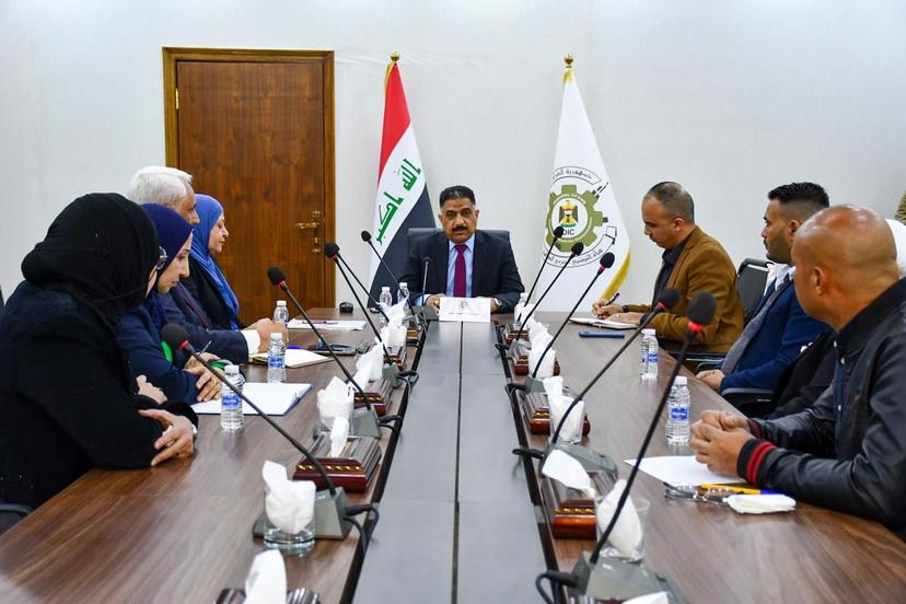 رئيس هيأة التصنيع يوجه قسم الرقابة الداخلية في الهياة بتكثيف دوره الرقابي