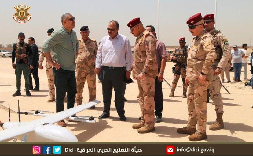صقر واحد تحلق في سماء بغداد بحضور رئيس الهياة والعمليات المشتركة